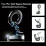 360° Rotate Foldable Car Mount Phone Holder Universal Vacuum Strong Magnetic Multifunctional Navigation Support Bracket