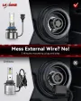 SEALIGHT LM2 2PCS 16000LM Car LED Headlight Bulbs Hi / Low Beam 13,000 RPM Turbo Fan 6500K LED Front Head Lamp for 99% of Vehicles