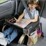Car Child Toy Storage Table Drawing Board Safe Seat Tray Cup Holder Backseat Organizer Waterproof Car Tray Board Portable Waterproof Baby Children Toy Storage Table Panel Rack Storage