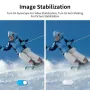 AUSEK 5K 30FPS Action Camera Dual Screen Outdoor Anti-Shake Action Camera HD Waterproof Helmet 1.4-Inch Front Screen 2.0-Inch Rear Screen Cycling Recorder