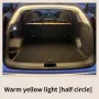 Car LED Tailgate Ambient Light Illumination Strip No Installation Required High Visibility Lamp Strip for Trunk Decoration