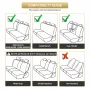 Eluto 5 Seats Car Seat Covers Universal PU Leather Seat Cushion Non-slip Protector Mat