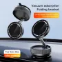 Vacuum Suction Magnetic Phone Holder 360 Degree Rotation Handsfree Magnetic Foldable Phone Mount for Car/Smooth Surface