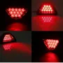 12 LED Triangular Brake Lights LED Rear Tail Lights Flashing Brake Lights Red Warning Lights