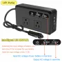 200W Car Power Inverter 12V to 220V 110V Modified Wave Smart USB Fast Charger with LCD Display 2 USB Chargers 2 Type-C Chargers