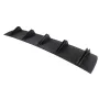 Car Rear Bumper Diffuser Chassis 5 Fins Shark Fin Style Splitter Chin Spoiler Lower Lip Universal Auto Accessories