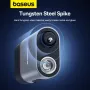Baseus 3 in 1 Car Safety Hammer U-shaped Emergency Auto Escape Seat Belt Cutter Window Class Break with SOS LED Lamp