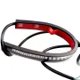 48SMD Universal Motorcycle LED Light Strip Brake Turn Signal License Plate Tail Light