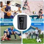 15Psi Cordless Air Pump Inflator Air Compressor Digital LCD Display Pressure Gauge with LED Light for Football Volleyball Basketball