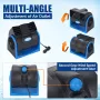 12V Universal Car Bladeless Air Conditioning Fan Car Silent Electric Fan Adjustable Speed Turbo Cooling Cooler Fan