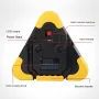 Solar Emergency Triangle Warning Light Safety Emergency Car Warning Frame Traffic Warning Sign Car Tripod Solar Reflective Triangle Emergency Light Warning