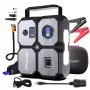 Foursun Car Jump Starter with Air Compressor, Foursun 4000A 26800mAh Jump Starter Battery Pack (All Gas/8.0L Diesel) 150PSI Digital Tire Inflator, 12V Car Lithium Battery Jump Box Pack Power Charger