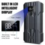 10000mAh Car Jump Starter Power Bank Portable Professional Automotive Battery Charger Starting Smart Clamp with Digital Display Emergency Power Supply