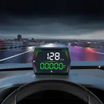 WEIYING G21 Car HUD GPS Head Up Display 360° Rotation Digital Speedometer Large Font Compass Time Overspeed Warning Customized