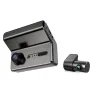 3 Camera Lens Car DVR 2K+1K+1K WIFI Triple Camera Dash Cam High-Definition Universal Three-Recording Car Monitoring Driving Recorder Mobile Phone Interconnection Auxiliary Monitoring