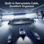 Baseus Car Intelligent Docking Station Hub 45W PD Fast Charger USB Shunt Hub Splitter for Tesla 2023 2024 Model 3 Model Y GaN