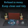 Car Trunk Organizer Mesh Pocket Trunk Organizer Double Mesh Trunk Storage Mesh Bag Storage Elastic Strap for Plush Surface