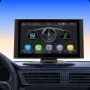 7 Inch Touch Display Portable Wireless CarPlay Android Auto MP5 Screen Model Bluetooth 5.0 1024x600 Type C Power Input Reversing Image Support Audio Video Compatibility