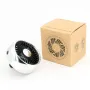 5V USB Air Outlet Car Fan 3 Speed Adjustment Cooling Colorful Light 360° Rotation Multi-function Mini Cooler