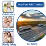 GPS Tracker for Vehicles Portable GPS Tracking Device,Full Global Coverage Location Tracker for Car Kids Dogs