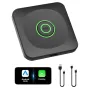 2 in 1 Wired To Wireless Carplay Converter Plug & Play Dongle Convert Carplay Wireless Adapter One-click Switch Adapter for Android and Apple Devices