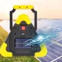 Solar Emergency Triangle Warning Light Safety Emergency Car Warning Frame Traffic Warning Sign Car Tripod Solar Reflective Triangle Emergency Light Warning