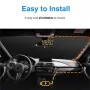 3 inch IPS Screen 3-Channel Driving Recorder 1080P HD 360° Rotation Dash Cam Without / With WiFi Loop Recording