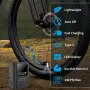 100PSI Electric Ball Pump Mini Bike Pump with Digital Gauge Portable Tire Pump LED Digital Display Air Pump for Balls & Road Bike
