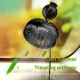 12V/24V 360° Rotation Car Cooling Fan 3Speed Single Head Electric Car Cooler Sucker Air Circulator Fan Electric Car Circulator for Auto Truck Off-Road