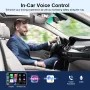 2-in-1 Wired to Wireless CarPlay Adapter /Android Auto Adapter Plug & Play 5GHz Wifi & Bluetooth 5.2 Support Online Upgrade