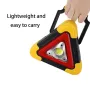 Solar Emergency Triangle Warning Light Safety Emergency Car Warning Frame Traffic Warning Sign Car Tripod Solar Reflective Triangle Emergency Light Warning