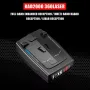 Laser Radar Detector Long Range Detection 360 Degree Laser Police Detector Laser Detection Speed Alarm
