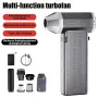 130000RPM 2 In 1 Mini Blower Fan Turbo Jet Fan Brushless Motor Handheld Duct Fan Electric Air Duster Speed Adjustable Cordless Jet Dry Air Blower
