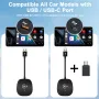 Universal Wireless Car Convertor CarPlay USB Type-C Seamlessly Upgrade Wired Connection to Smart Wireless Experience