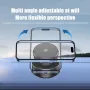 Wireless Charger Vacuum Magnetic, Active Cooling 15W Car Mount Charger with RGB Light Phone Holder Compatible with Magsafe