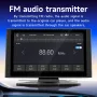 7 Inch Touch Display Portable Wireless CarPlay Android Auto MP5 Screen Model Bluetooth 5.0 1024x600 Type C Power Input Reversing Image Support Audio Video Compatibility