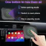 2 in 1 Wired To Wireless Carplay Converter Plug & Play Dongle Convert Carplay Wireless Adapter One-click Switch Adapter for Android and Apple Devices