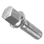 35mm Thread Silver Car Tire Screw Radius Wheel Lug Nut Bolts For Audi