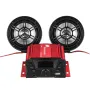 12V bluetooth Motorcycle Audio Speaker Sound System Alarm MP3 player FM Radio