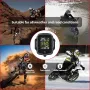 Motorcycle TPMS Tire Pressure Monitoring System QC3.0 Fast Charging USB Output Real Time Temperature Alarm IP67 Waterproof Anti Theft External Sensors Long Battery Life
