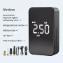 12V 140PSI 6000mAh Wireless Mini Car Tyre Electric Portable Air Pump Digital Tire Inflator Pressure Measurement / Emergency Light / Phone power bank