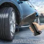 150PSI Portable Car Tire Inflator Pump Cordless Car Air Pump with LCD Digital Display LED Emergency Lighting for Car Motorcycle Bike Ball