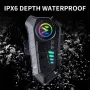 Coralme Y10 Motorcycle Helmet Bluetooth Headset Wireless Headset AI Voice Assistant Motorcycle Helmet Headset Split Installation Bluetooth Headset