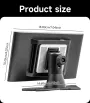 7 Inch Touch Display Portable Wireless CarPlay Android Auto MP5 Screen Model Bluetooth 5.0 1024x600 Type C Power Input Reversing Image Support Audio Video Compatibility