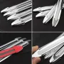 4 Pack Car Door Handle Bumper Guard Wall Protector Car Edge Anti-collision Strip Bumper Protection Strip Guardrail Anti-scratch Bumper Collision Shape