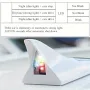 Solar Shark Fin Decorative Light for Car Tail Brake LED Flashing Light for Car Roof Car Decorative Lights Solar Shark Fin Antenna Roof Tail Modified Lights