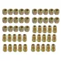 25x Male+25x Female M10 Copper Brake Pipe Fittings Metric Nuts For 3/16\ Tube