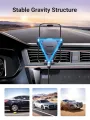 UGREEN Car Phone Holder Air Vent Mount Multifunctional Car Phone Holder Air Vent Gravity Car Phone Holder Compatible 4.7 to 7.2 Inches Phone