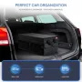 Premium Foldable Car Boot Organiser Large Capacity Oxford Fabric Non Slip Design Collapsible Storage Bag with Multiple Compartments Water Repellent