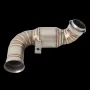 Slip On Motorcycle Exhaust Middle Link Pipe Stainless Steel Heat Resistant Finish Replacement For DUKE 790 2018-2022